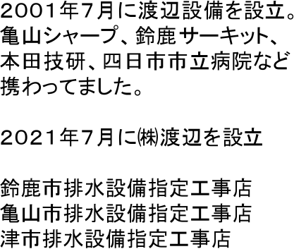 �@�Q�O�O�P�N�V���ɓn�Ӑݔ���ݗ��B
�@�T�R�V���[�v�A�鎭�T�[�L�b�g�A
�@�{�c�Z���A�l���s�s���a�@�Ȃ�
�@�g����Ă܂����B

�@�Q�O�Q�P�N�V���ɇ��n�ӂ�ݗ�

�@�鎭�s�r���ݔ��w��H���X
�@�T�R�s�r���ݔ��w��H���X
�@�Îs�r���ݔ��w��H���X